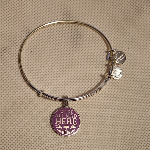 Alex and Ani Jewelry - Disney Alex and Ani Bracelet Alice In Wonderland We're All Mad Here 2018